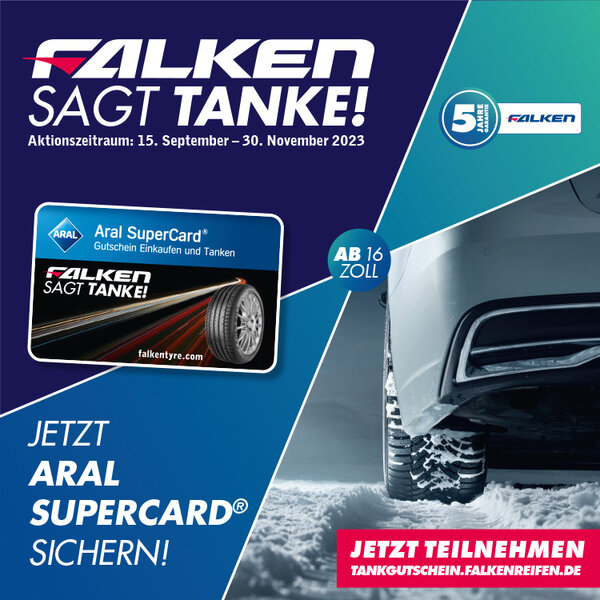 Falken sagt Tanke!